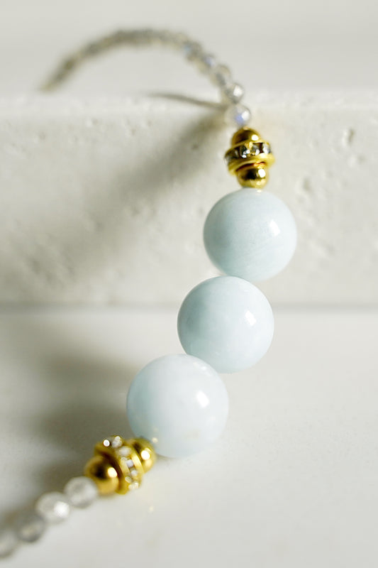 March (Aquamarine) Birthstone Bracelet
