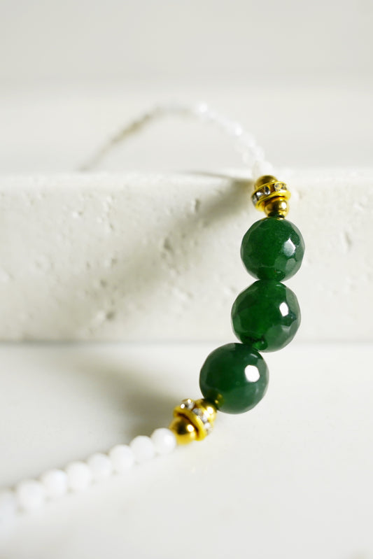 May (Emerald) Birthstone Bracelet