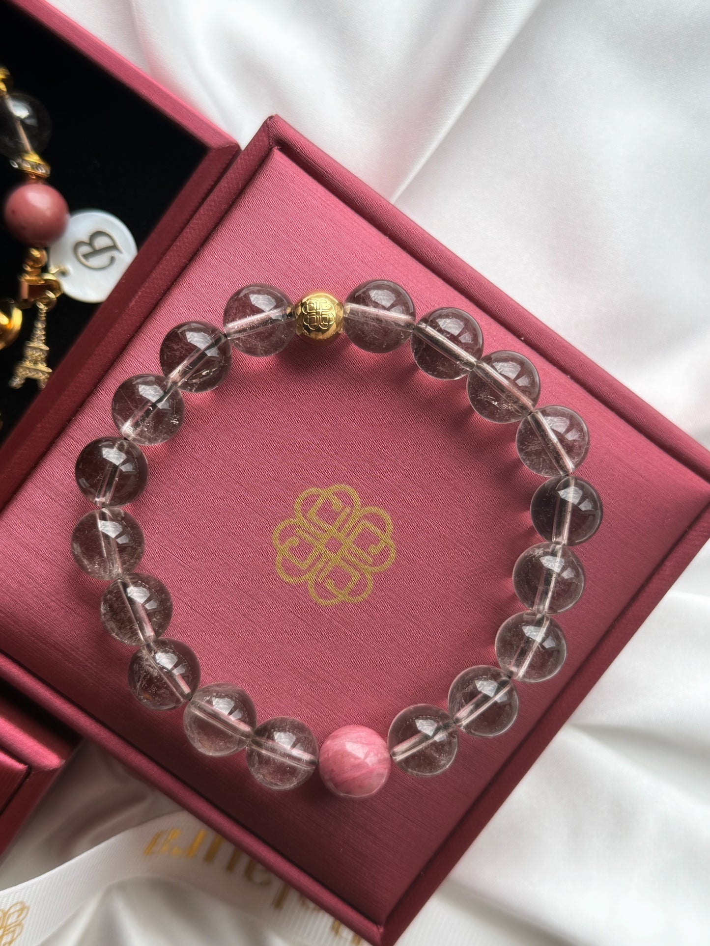 Valentine's Special: Rhodonite & Smoky Quartz