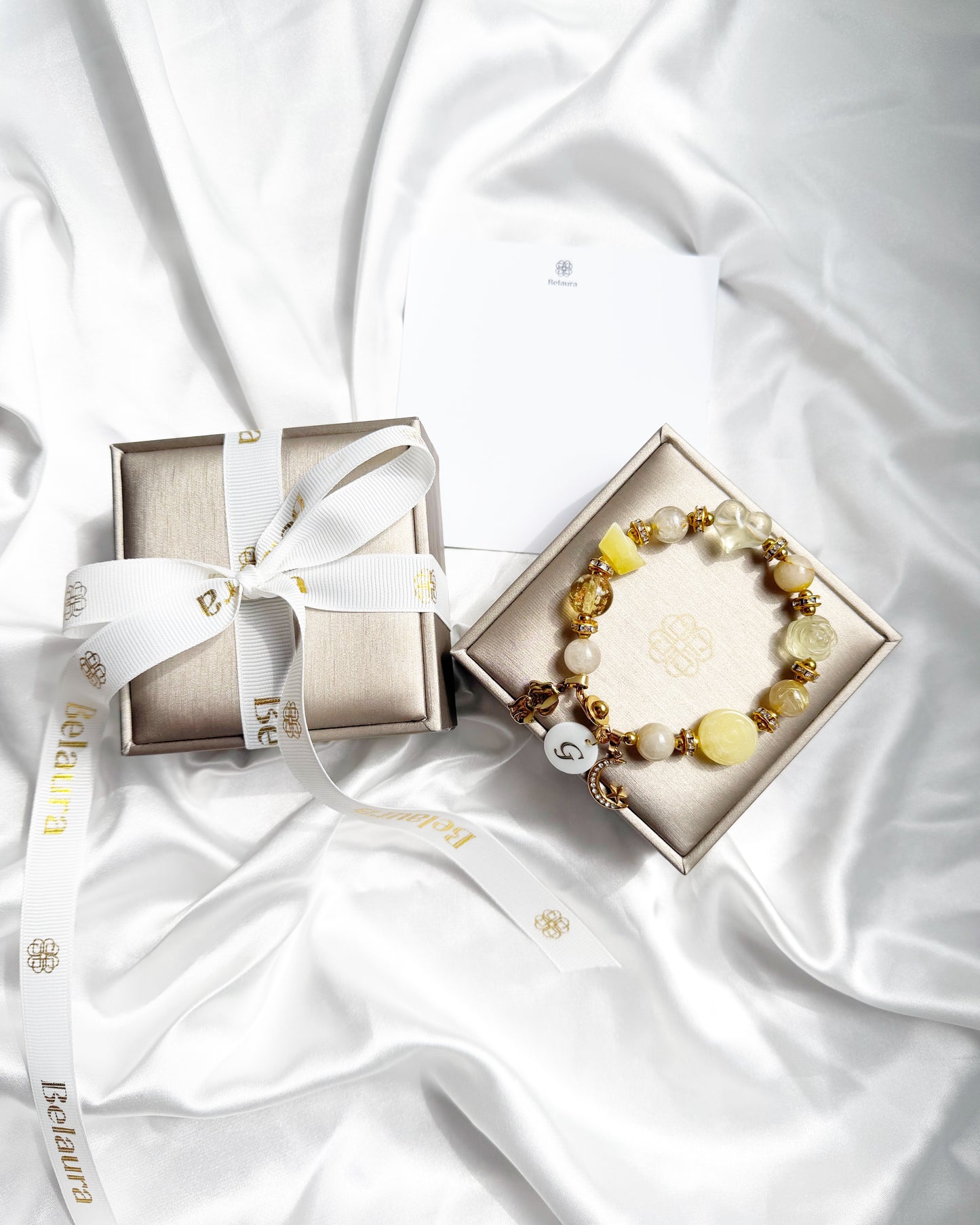 Auralia Fortuna Charm Gemstone Bracelet