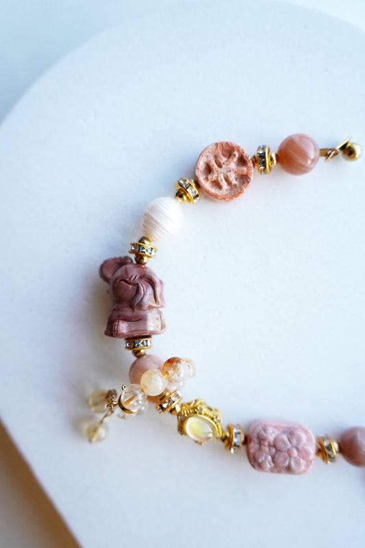 Fortuna Bloom Charm Gemstone Bracelet