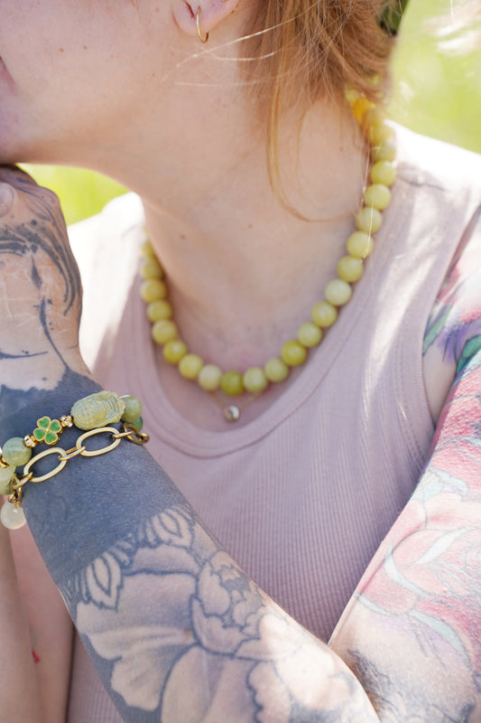 Lemon Jade Necklace