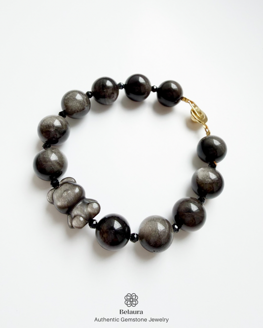 5A Silver Obsidian