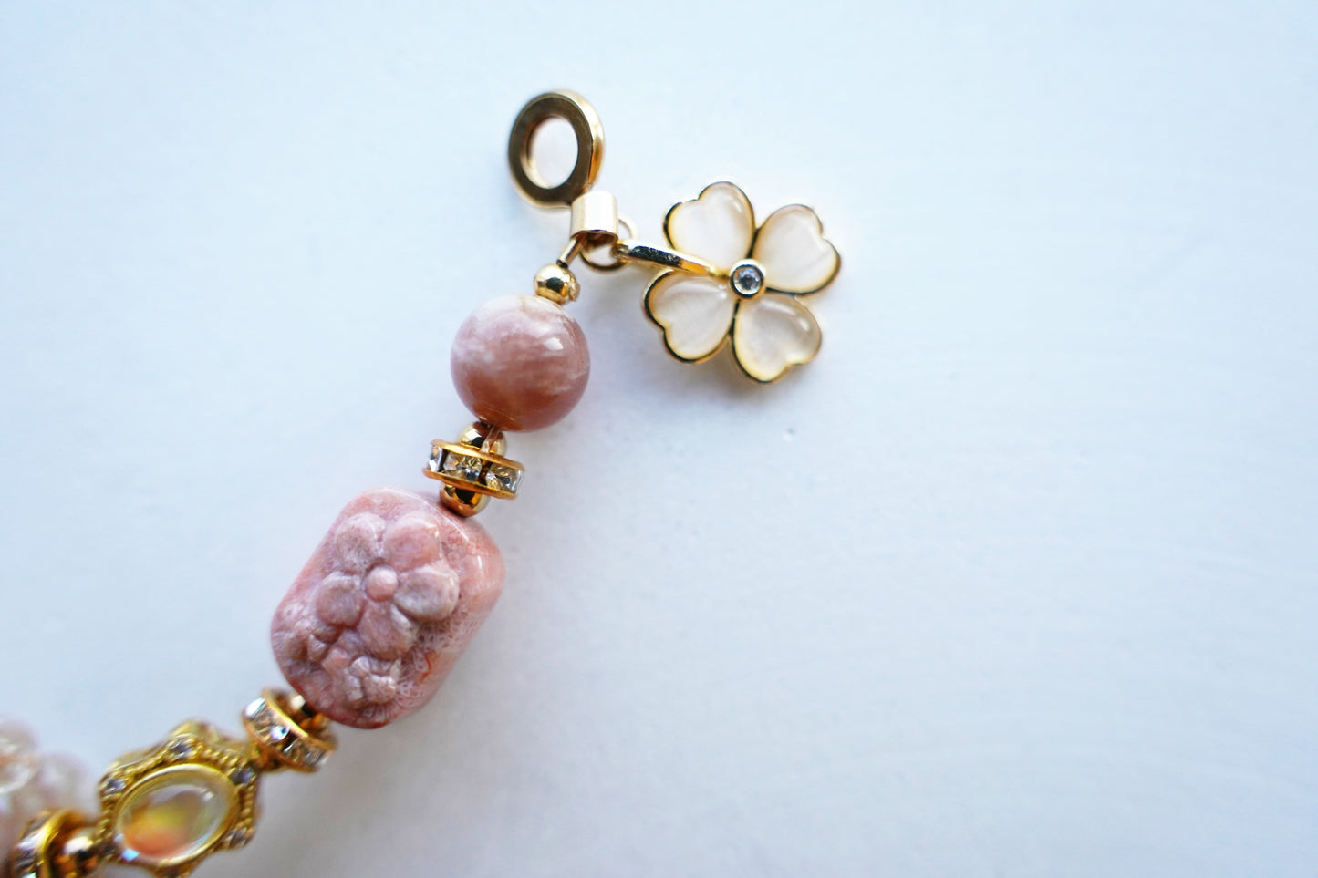 Fortuna Bloom Charm Gemstone Bracelet
