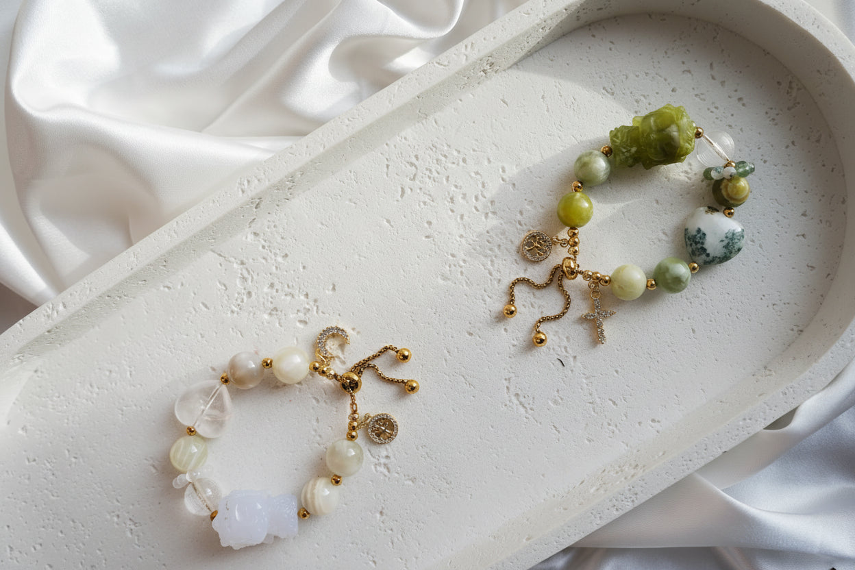 The Sacred Harmony White Buddha Bracelet