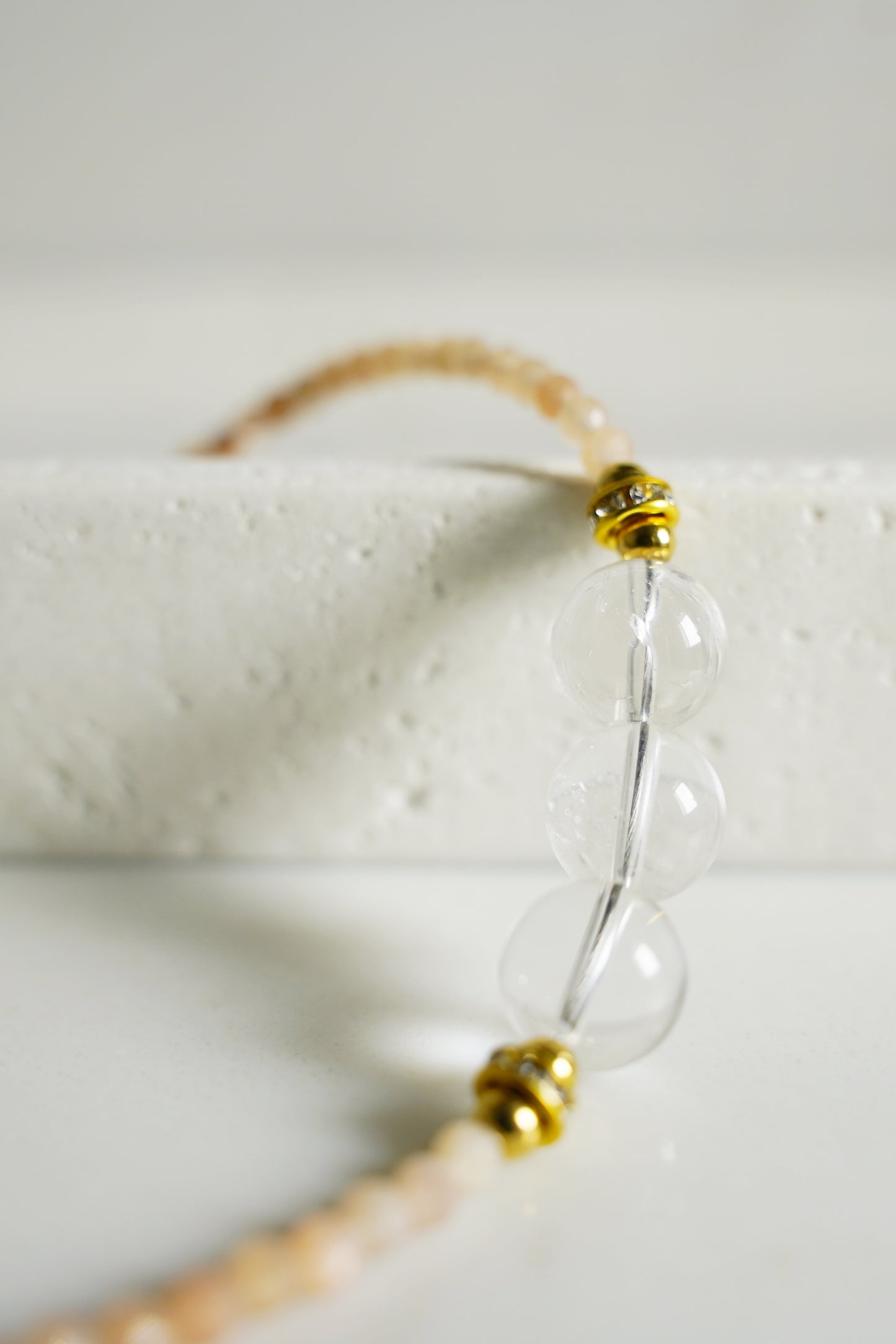 April (Clear Quartz) Birthstone Bracelet
