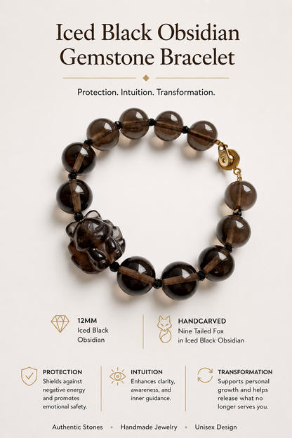 Ice Black Obsidian