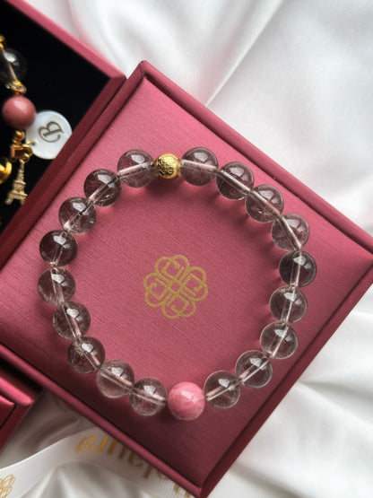 Valentine's Special: Rhodonite & Smoky Quartz