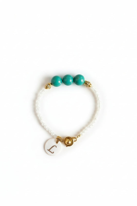 December (Turquoise) Birthstone Bracelet