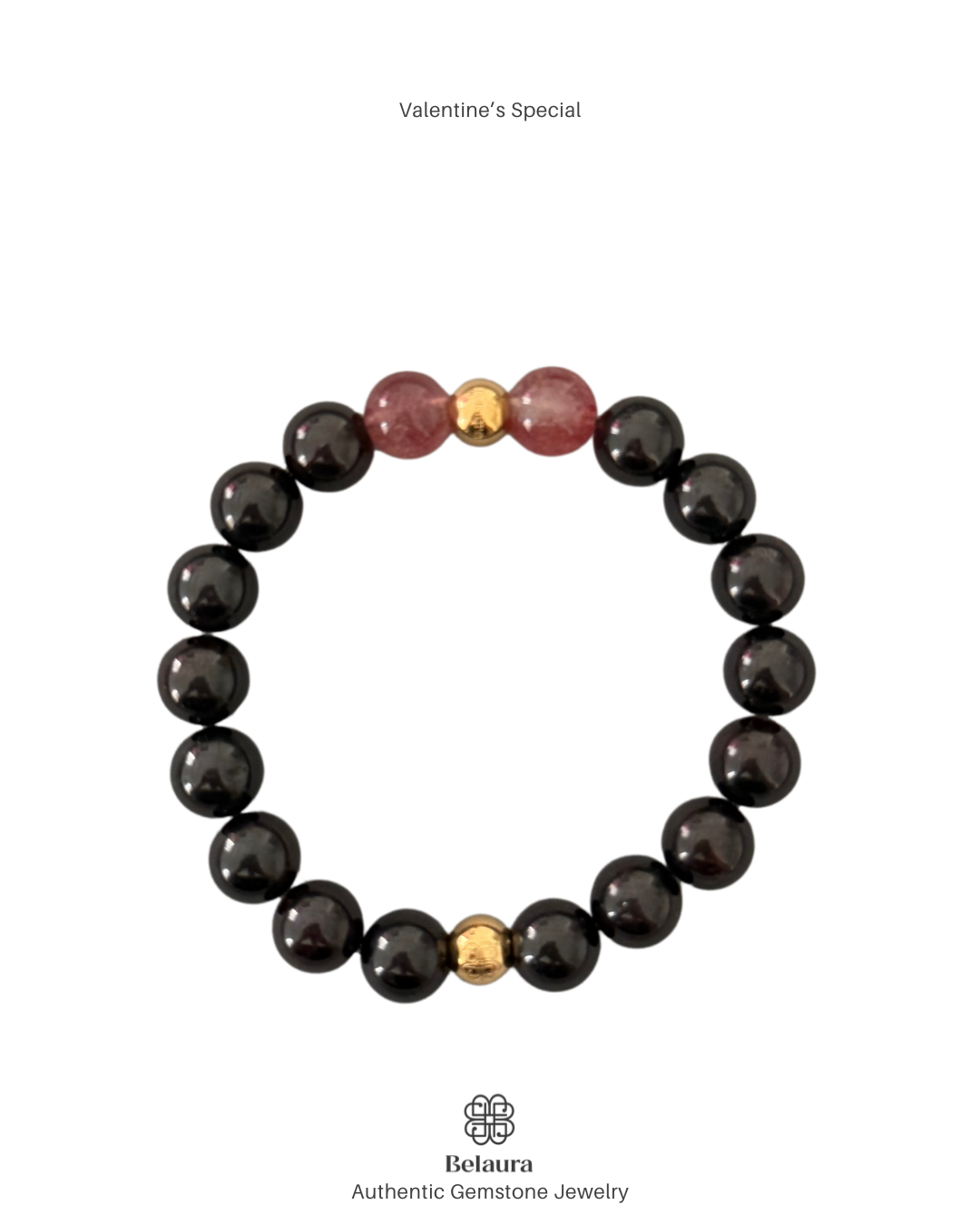 Valentine's Special: Strawberry Quartz & Garnet