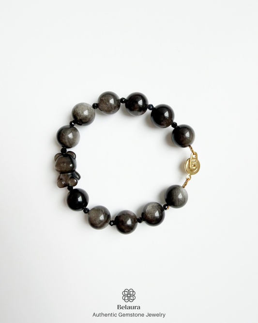 5A Silver Obsidian