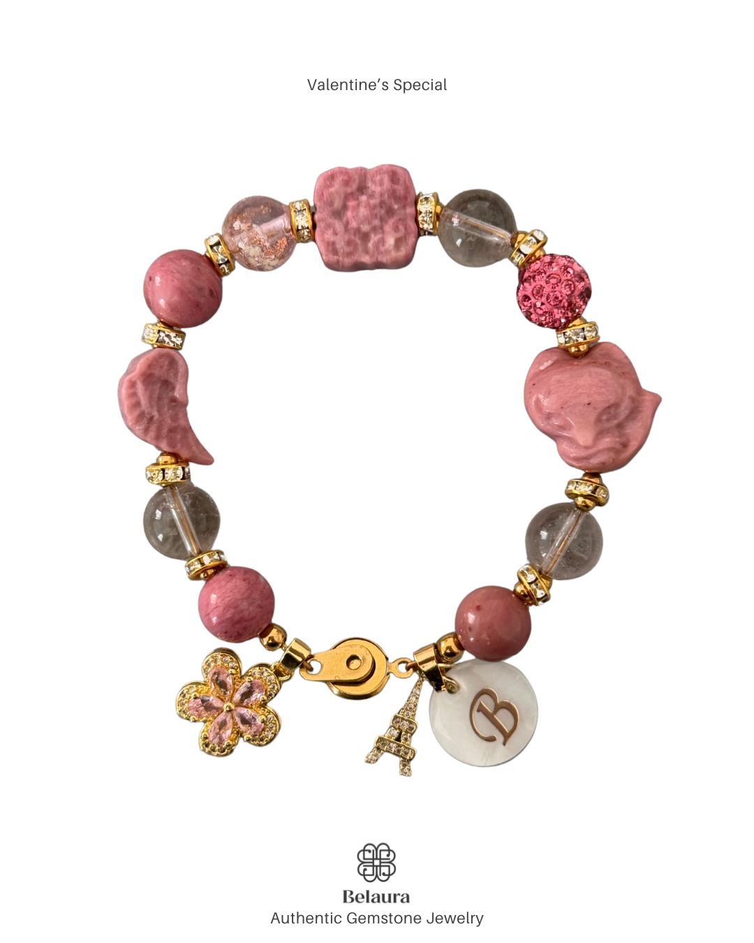 Valentine's Special: Rhodonite & Smoky Quartz