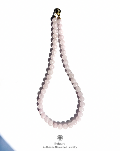 Summer Blush Quartz Necklace