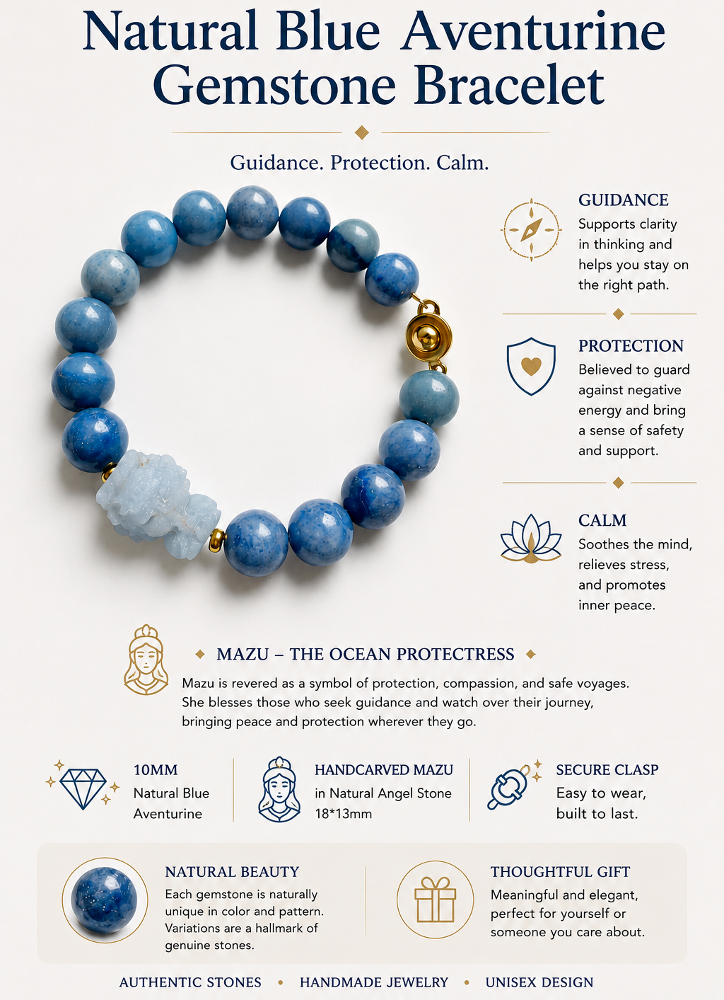 Blue Aventurine & Angel Stone