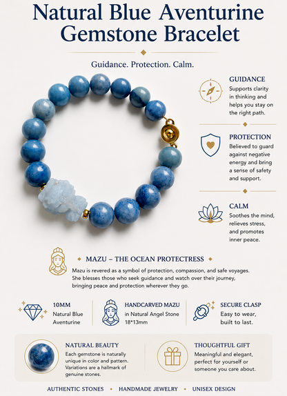 Blue Aventurine & Angel Stone