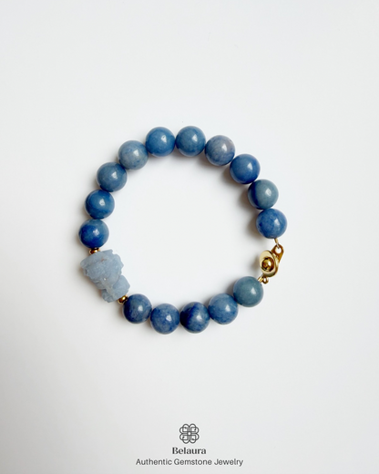 Blue Aventurine & Angel Stone