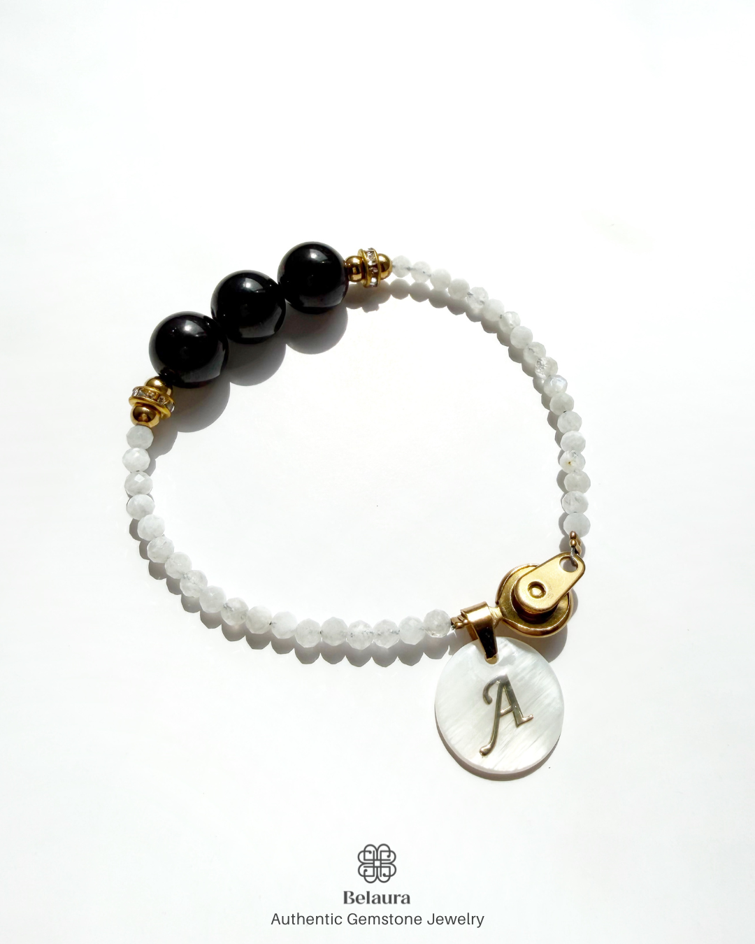 January (Garnet) Birthstone Bracelet