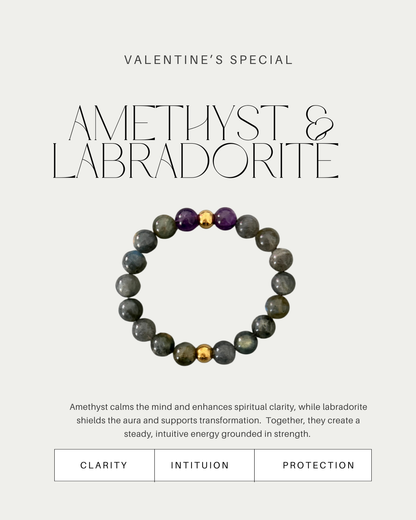 Valentine's Special: Amethyst & Labradorite