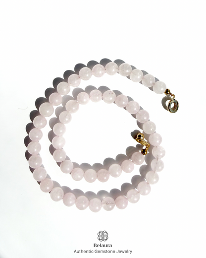 Summer Blush Quartz Necklace