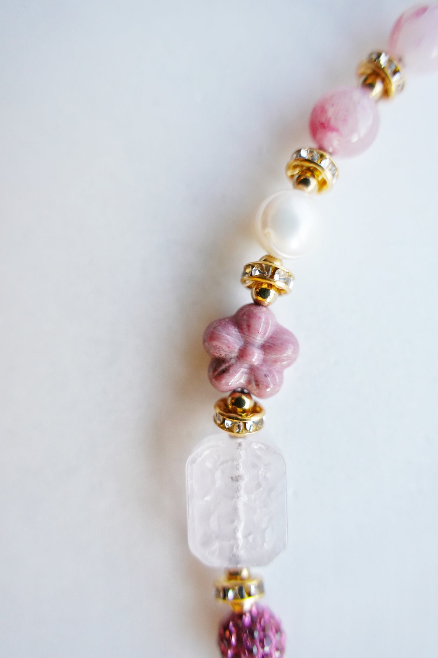 Sakura Charm Gemstone Bracelet