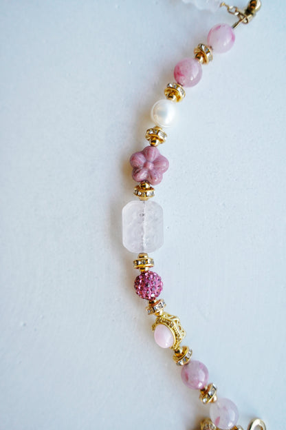 Sakura Charm Gemstone Bracelet