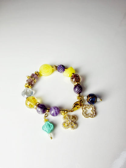 Rumi Charm Gemstone Bracelet