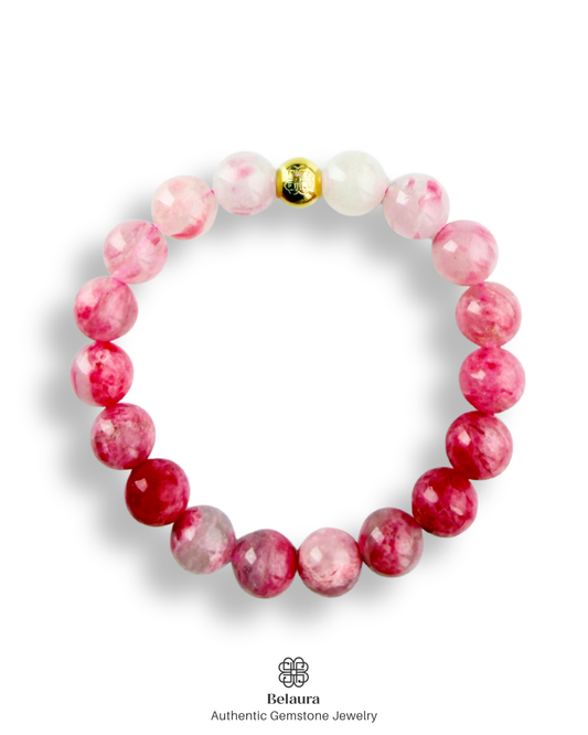 Sakura in Full Bloom Gemstone Bracelet