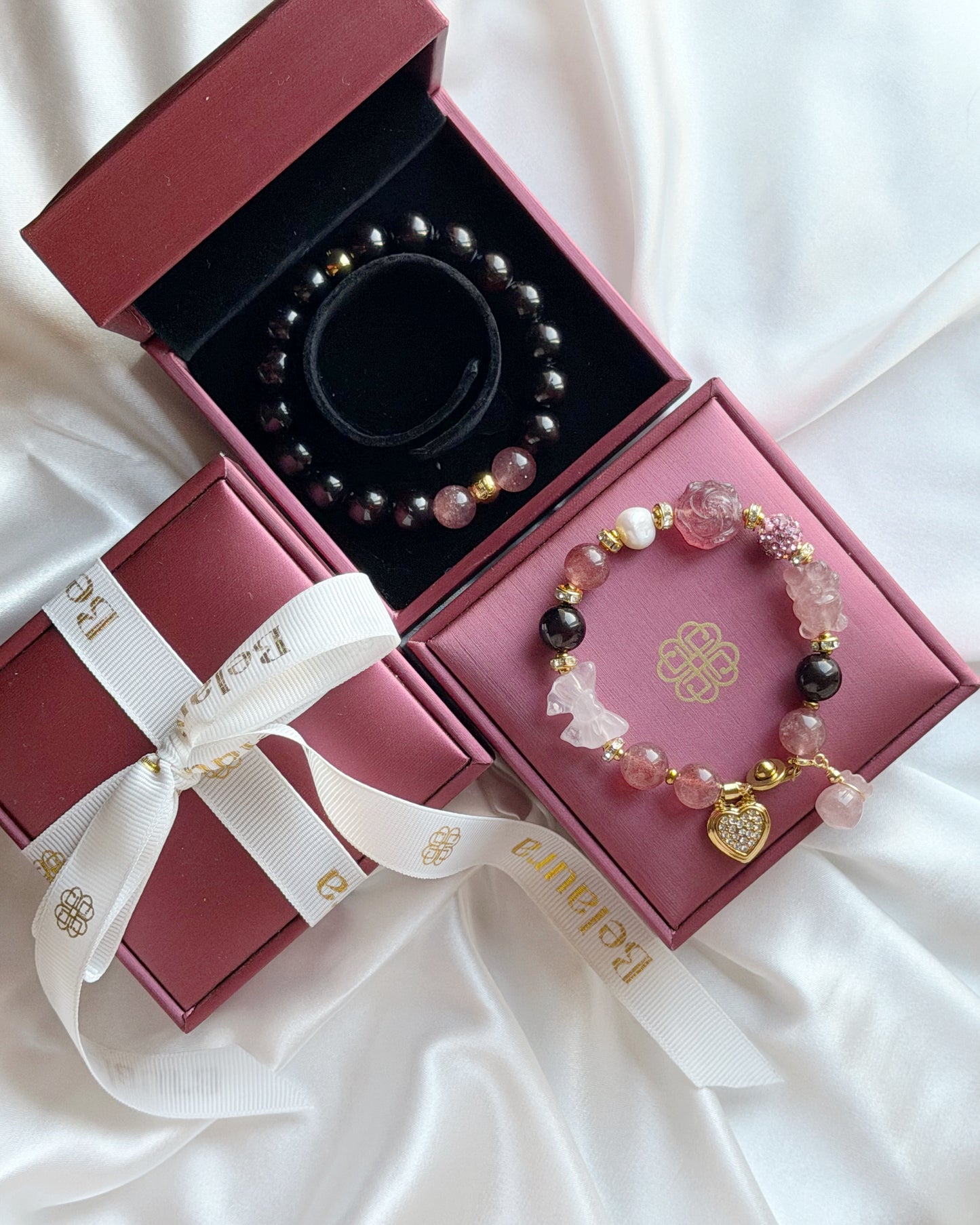 Rosé Amara Charm Gemstone Bracelet