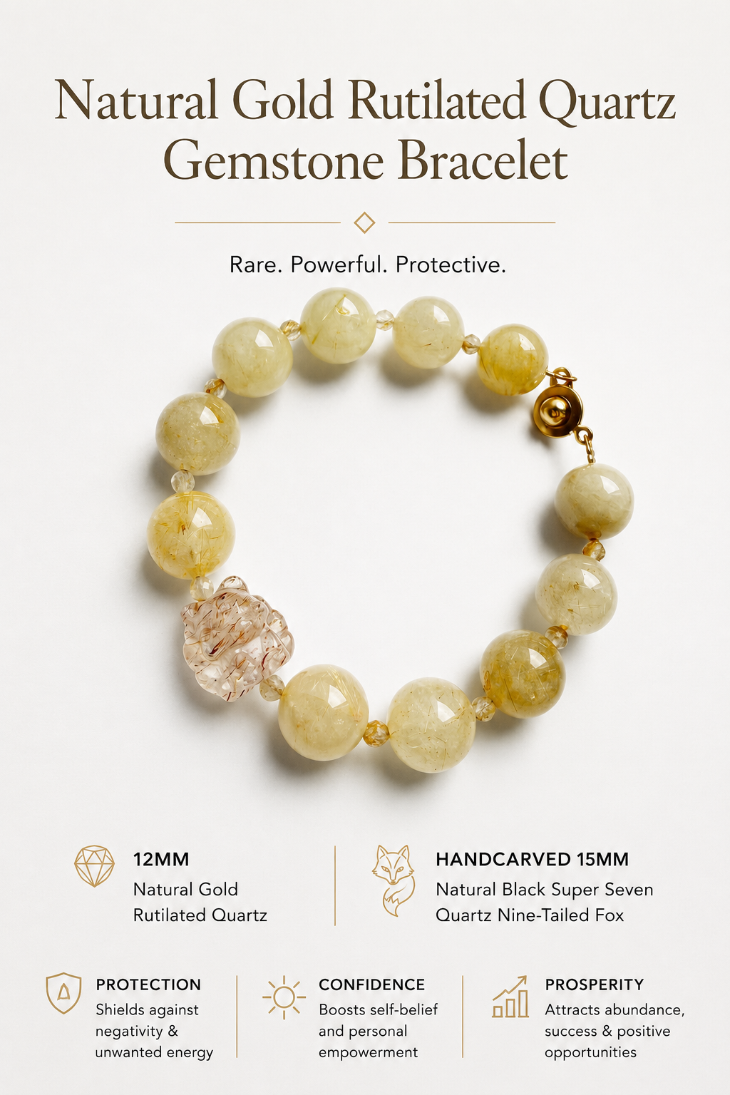 Gold Rutilated Quartz