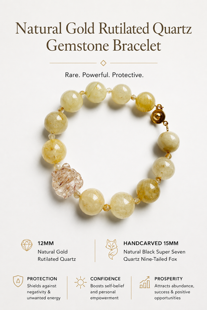 Gold Rutilated Quartz