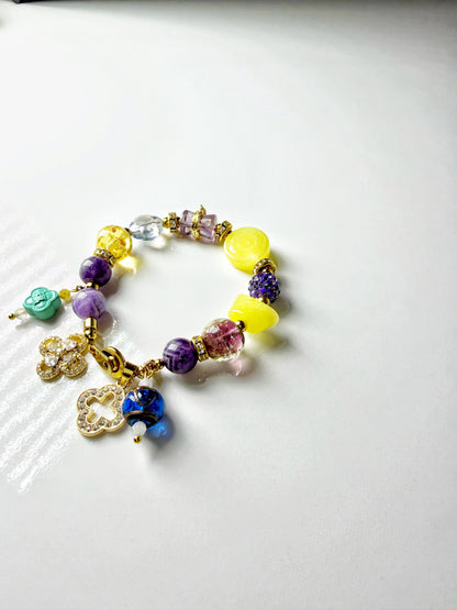Rumi Charm Gemstone Bracelet