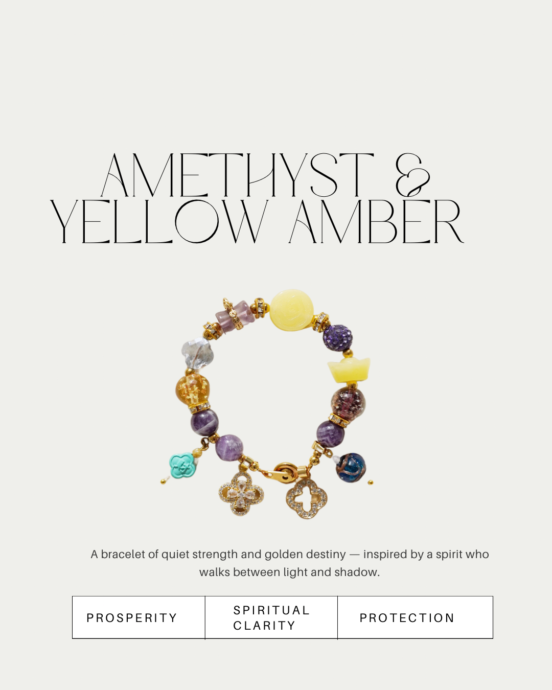 Rumi Charm Gemstone Bracelet