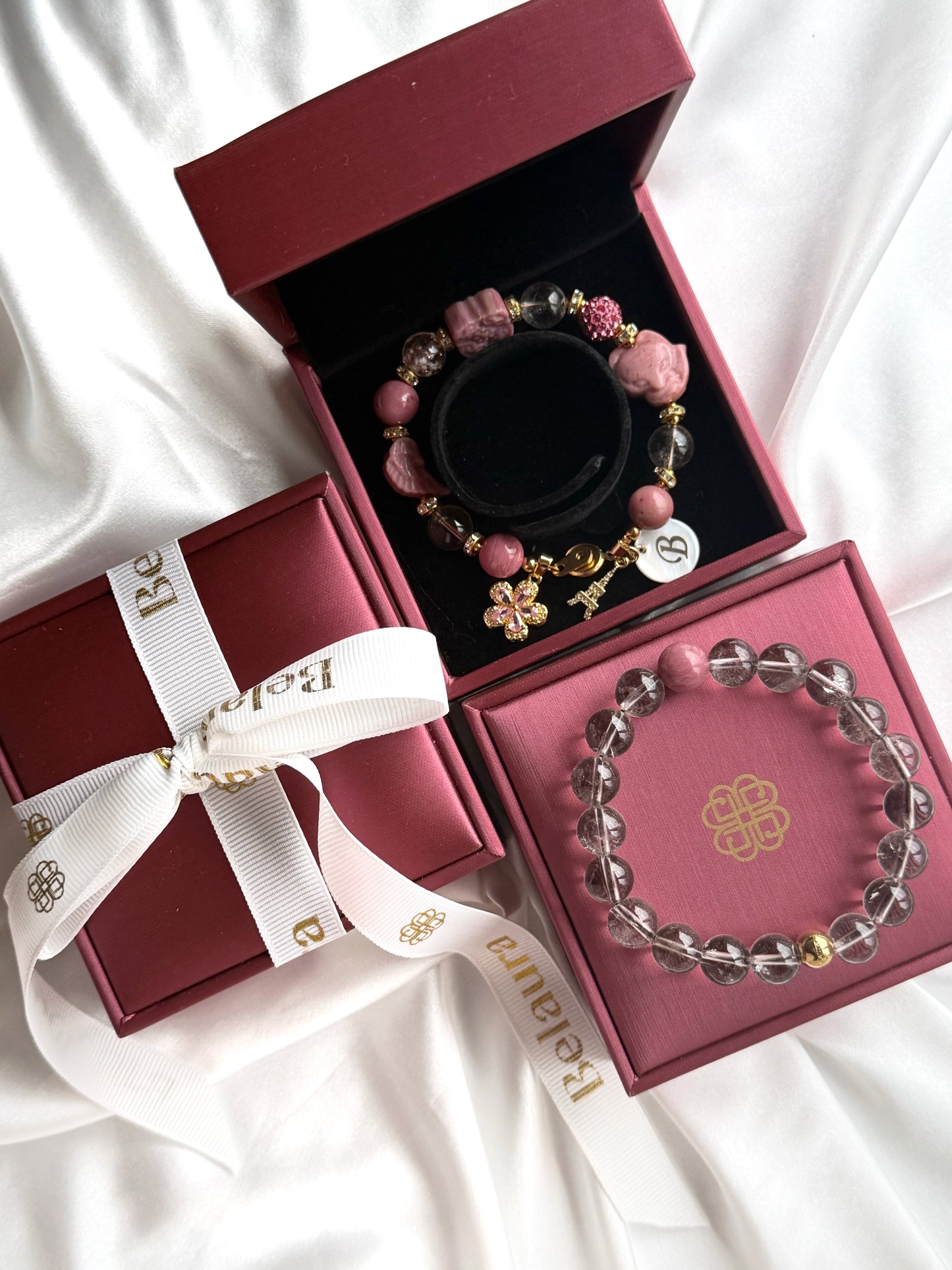 Valentine's Special: Rhodonite & Smoky Quartz