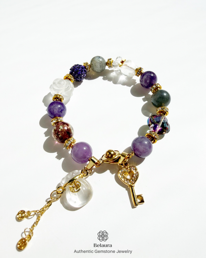 Celestia Lumière Charm Gemstone Bracelet