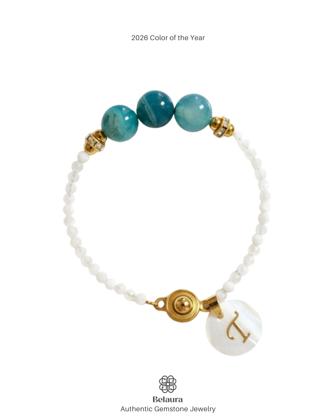 2026 Color of the Year: Bloom Gemstone Bracelet