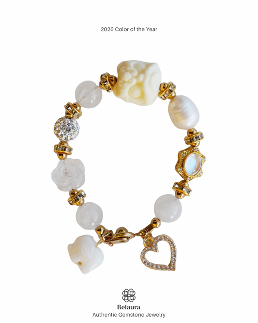 2026 Color of the Year: Lionheart Radiance Charm Gemstone Bracelet