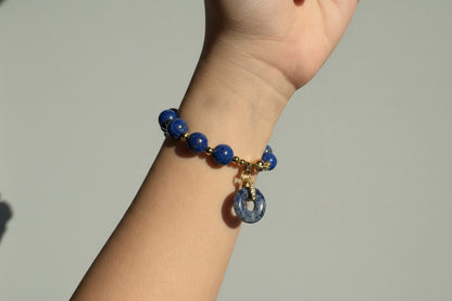 Lapis Lazuli Donut Bracelet