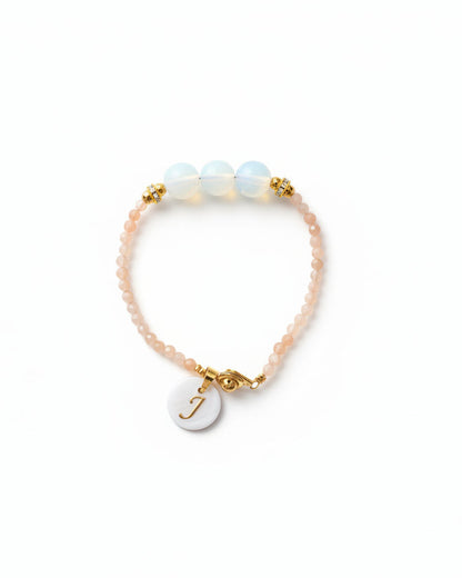 October (Opal) Birthstone Bracelet