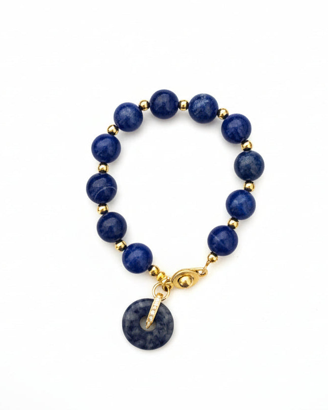 Lapis Lazuli Donut Bracelet