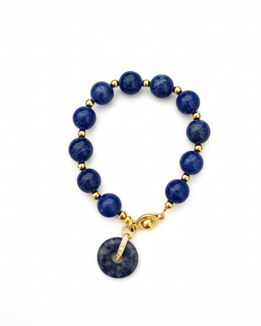 Lapis Lazuli Donut Bracelet