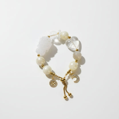 The Sacred Harmony White Buddha Bracelet