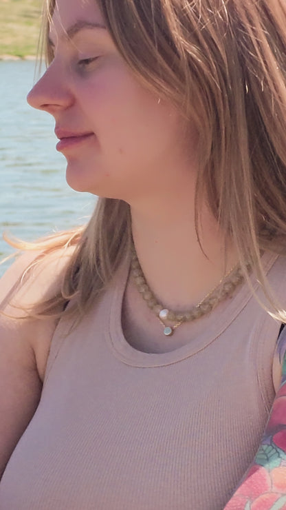 Sand Kissed Quartz Necklace